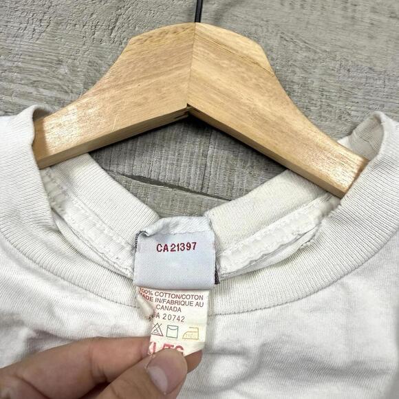 Vintage 90s ‘My Favorite Police Is My Son’ Tee White XL Canada Made Humor Funny - Picture 4 of 7